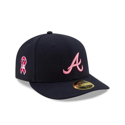 Sapca New Era Atlanta Braves MLB Mother's Day Low Profile 59FIFTY Fitted - Albastri